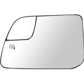 Right Passenger Side Heated Mirror Glass Replacement For Ford Edge MKX 2011 2012 2013 2014 - Mirror Convex Side Mirror Glass With Rear Holder
