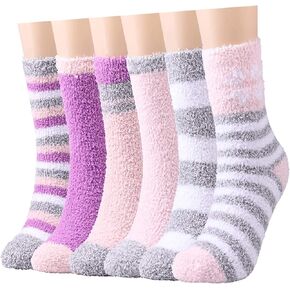 Fuzzy Socks for Women Fluffy Cozy Slipper Socks Fall Thanksgiving Gifts Christmas
