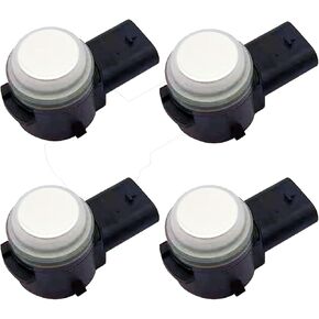 4X Parking Ultrasonic PDC Sensor Compatible withr Tesla Model 3 S X Y Replace 1127503-01-D 112750301D White