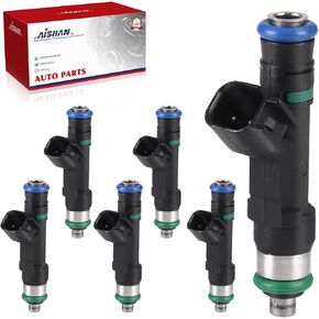 6PCS Fuel Injectors 4 Holes Compatible with Jeep Wrangler 3.8L V6 2008-2010 Dodge Caravan 3.3L 3.8L V6 Chrysler Town & Country 3.3L 3.8L V6 Replace# 0280158119 FJ1029 4G2060 67636 MP1100