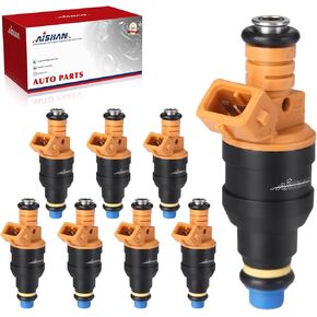 8PCS Fuel Injectors 4 Holes Compatible with Lincoln Navigator Town Car Mercury Grand Marquis Ford F150 F250 F350 E-250 E-350 Club Wagon Econoline Replace# 0280150943 0280150909