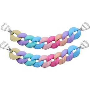 2 Pcs Shoe Charms Shoe Chains for DIY Your Clog Sandals, Favors Gifts for Party/Christmas for Women Girls Boys