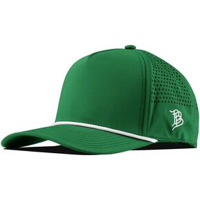 Branded Bills Bare Curved 5 Panel Rope Hat, Adjustable Snapaback, Fitted Style | Lightweight, Comfort Stretch, Quick Dry Cap