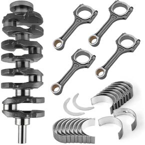 2.0T Crankshaft Connecting Rods Bearings Kit Compatible with Hyundai Kia Genesis Coupe Santa Fe Sonata Optima Sportage 2.0 TURBO G4KH G4KF 2008-2016 23111-2G400 23510-2G440