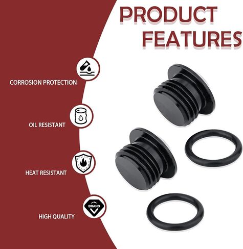 AN6 ORB O Ring AN6 ذكر سداسي الرأس مقبس منفذ 9/16-18 UNF أسود من الألومنيوم المؤكسد، حزمة من 2. in Kuwait