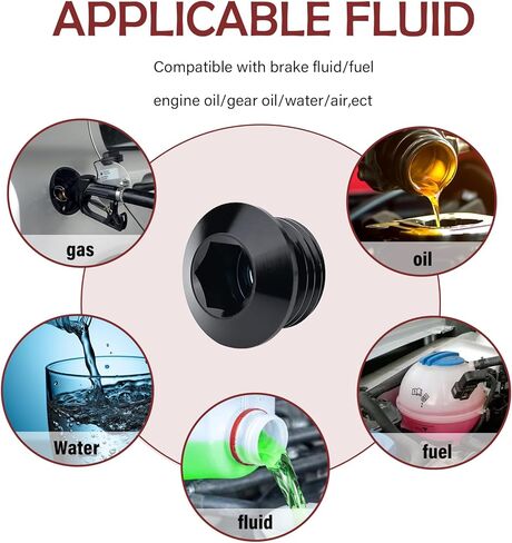 AN6 ORB O Ring AN6 ذكر سداسي الرأس مقبس منفذ 9/16-18 UNF أسود من الألومنيوم المؤكسد، حزمة من 2. in Kuwait