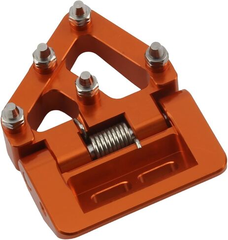 Motorcycle Folding Rear Brake Pedal Step Tip Plate,Dirt Bike CNC Rear Brake Pedal Plate For 125-501 TE/TE i/FE/TX/FX/TC/FC GasGasEX/EC/MC 125-500XC/XCF/XCW/SX/SXF/EXC/EXCF/TPi/6D 17-22(Orange) in Saudi Arabia