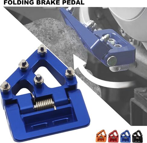 Motorcycle Folding Rear Brake Pedal Step Tip Plate,Dirt Bike CNC Rear Brake Pedal Plate For 125-501 TE/TE i/FE/TX/FX/TC/FC GasGasEX/EC/MC 125-500XC/XCF/XCW/SX/SXF/EXC/EXCF/TPi/6D 17-22(Orange) in Saudi Arabia