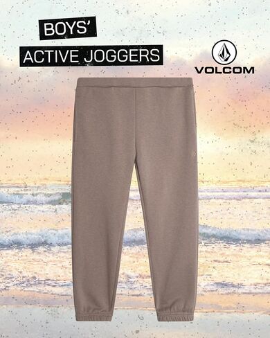 بنطال رياضي للأولاد من Volcom - بنطال رياضي من مزيج القطن الناعم وحزام خصر مطاطي - بنطال رياضي متين للأولاد (4-16) in Saudi Arabia