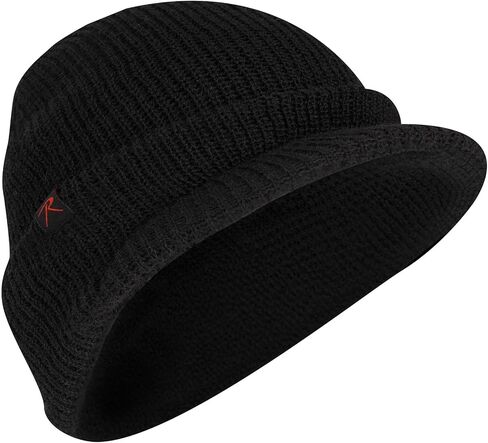 Rothco Wool Watch Cap with Brim – Wool Beanie Hat with Visor – Great for Winter Activities in Saudi Arabia