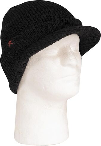 Rothco Wool Watch Cap with Brim – Wool Beanie Hat with Visor – Great for Winter Activities in Saudi Arabia