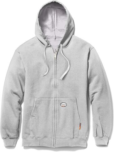 Rasco FR Men's Fleece Zipper Hoodie, Designed in the USA, Front Pouch Pockets, CAT 2, NFPA 2112 in Kuwait