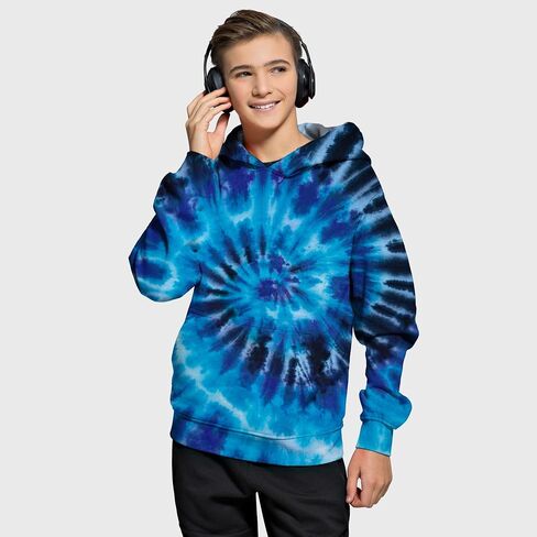 Kids 3D Graphic Hoodie Pullover for Boys Girls, Novelty Designs Unisex Hooded Sweatshirt, Long Sleeve Teens Top in Saudi Arabia