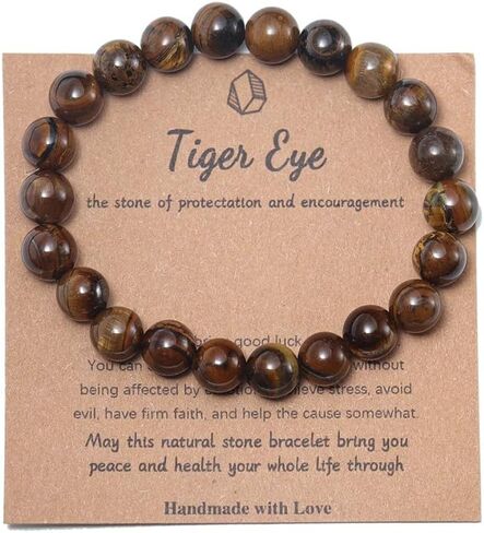 Pingyongchang Stress Relief Anxiety Yoga Bracelet,Crystal Stone Mantra Bracelets for Women Natural Beaded birthday Gifts Inspirational Bracelet for Men in Saudi Arabia