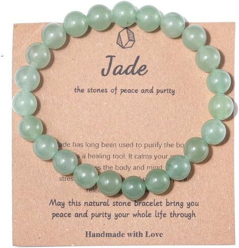 Pingyongchang Stress Relief Anxiety Yoga Bracelet,Crystal Stone Mantra Bracelets for Women Natural Beaded birthday Gifts Inspirational Bracelet for Men in Saudi Arabia