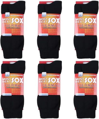 Thermal Socks for Men, Winter Warm Socks Mens for Cold Weather Extreme Temperatures in Kuwait