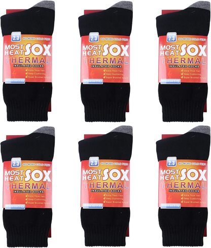 Thermal Socks for Men, Winter Warm Socks Mens for Cold Weather Extreme Temperatures in Kuwait