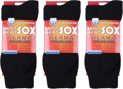 Thermal Socks for Men, Winter Warm Socks Mens for Cold Weather Extreme Temperatures in Kuwait