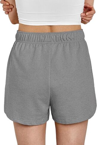 AUTOMET Womens Sweat Shorts Trendy Casual Athletic Shorts Running Summer Vacation Outfits Comfy 2024 Fashion Workout Clothing in Saudi Arabia