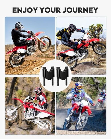 7/8 بوصة ارتفاع المقود 30 مم، حامل مقود الدراجة النارية متوافق مع Kawasaki Honda سوزوكي ياماها ATV Dirt Bike KLR650 F650GS F800ST MT-07 MT-09 (أسود) in Kuwait