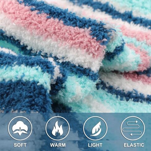 Fuzzy Socks for Women Fluffy Cozy Slipper Socks Fall Thanksgiving Gifts Christmas in Kuwait