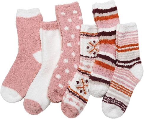 Fuzzy Socks for Women Fluffy Cozy Slipper Socks Fall Thanksgiving Gifts Christmas in Kuwait