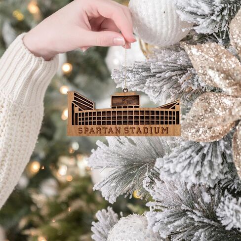 University of Florida Christmas Ornament, NCAA Football Florida Gators Ben Hill Griffin Stadium Art, Officially Licensed, UA Holiday Hanging Decor for Christmas Tree in Saudi Arabia