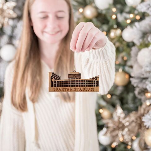 University of Florida Christmas Ornament, NCAA Football Florida Gators Ben Hill Griffin Stadium Art, Officially Licensed, UA Holiday Hanging Decor for Christmas Tree in Saudi Arabia