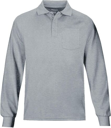 Men's Golf Polo Shirts Long Sleeve Casual Solid Stylish Dry Fit Performance Designed Collared Golf Polo Shirts in Saudi Arabia