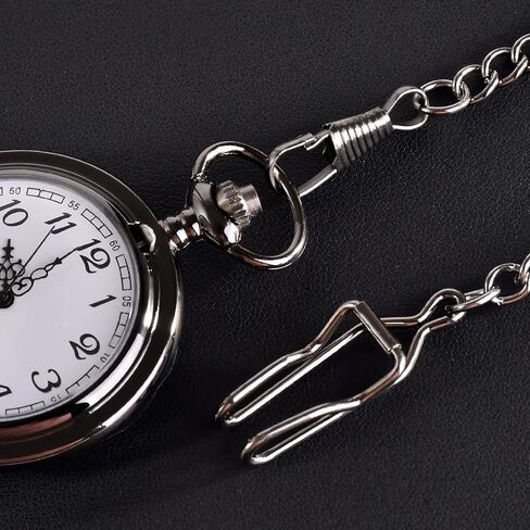 Fathers Day Dad Gifts from Daughter Son, Birthday Gifts for Dad Grandpa Husband Step Dad Personalized Pocket Watch with Chain in Saudi Arabia