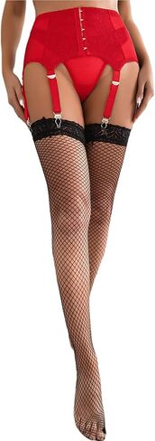 أحزمة رباط ومجموعات تخزين من ohyeahlady 6 مشابك معدنية من الدانتيل مقاس كبير حزام رباط 3 مجموعة (بما في ذلك الجوارب) in Kuwait