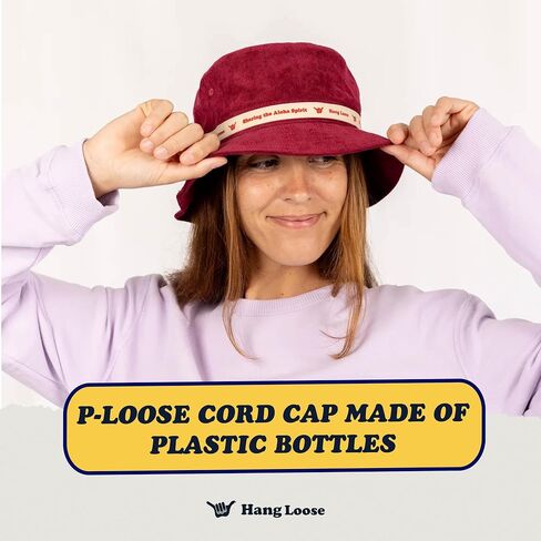 Hang Loose Bucket Hat - Made from Recycled Bottles - Sun hat for Beach, Golf, Fishing and Outdoor in Saudi Arabia