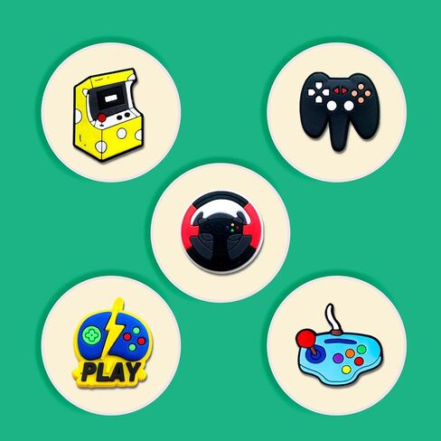 Play Game Shoe Charms, Cool Gaming Charms Pack for Shoe Decoration in Kuwait