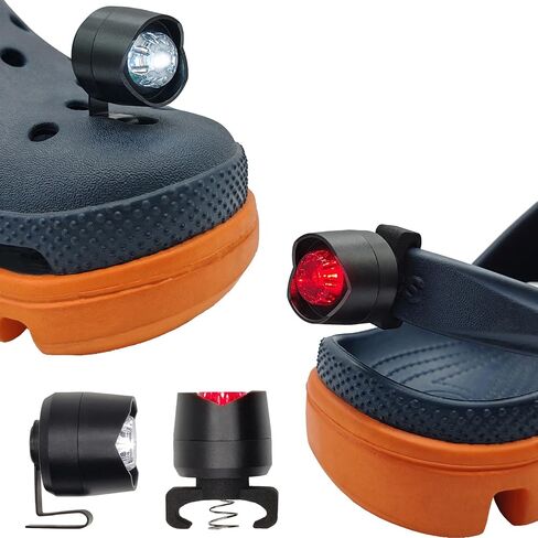 Croc Lights for Shoes, Crock Lights for Shoes Charms Croc Flashlights for Shoes Charms, Croc Lights for Kids and Croc Headlights for Adult Shoes Charms, Practical for Dog Walking and Camping in Saudi Arabia