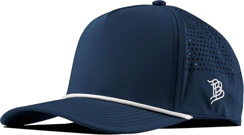 Branded Bills Bare Curved 5 Panel Rope Hat, Adjustable Snapaback, Fitted Style | Lightweight, Comfort Stretch, Quick Dry Cap in Kuwait