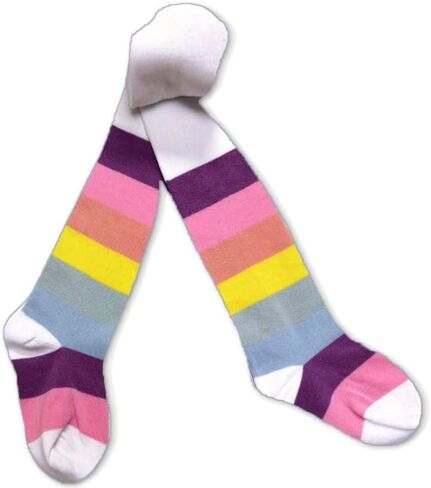 فستان وجوارب شتوية للفتيات من VIKITA LH7607+F5006-4T in Kuwait