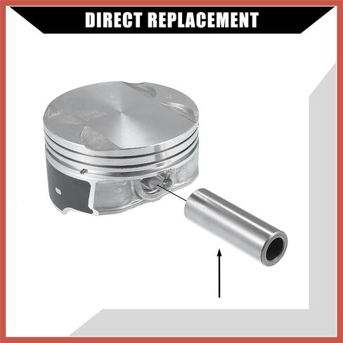 ACROPIX 12578324 / مجموعة مكبس ودبوس أمامي/محرك لسيارة Buick LaCrosse 2.4L 2010-2016 لسيارة Chevy Captiva 2012-2015 / مجموعة حلقات المكبس / معدن / مجموعة واحدة / قطع غيار سيارات بلون التيتانيوم in Saudi Arabia