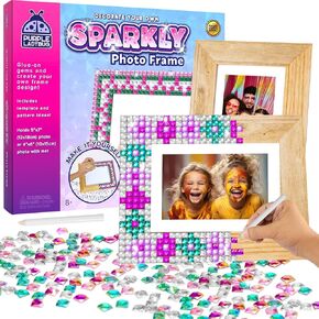 PURPLE LADYBUG Design Your Own Jewelry Box Kids Craft Kit with Clay & Gems Stickers - DIY Girls Jewelry Boxes Ages 8-12 & Arts and Crafts for Kids Ages 6-8 Girls