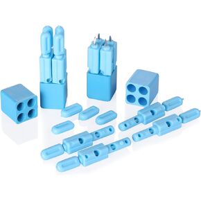 Blood Lancet of Four Five Seven Head Pen for Cupping Bloodletting (One Bag /200pcs 21G Needles and 5pcs Seat)