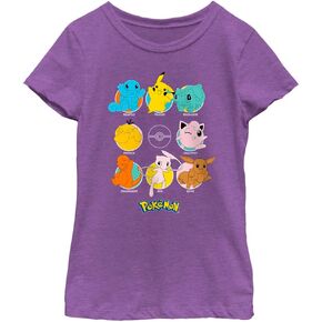 Pokemon Poke Girls Short Sleeve Tee Shirt