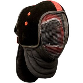Red Dragon Armoury Unisex-Adult Leather Mask Overlay, Black, Small/Medium