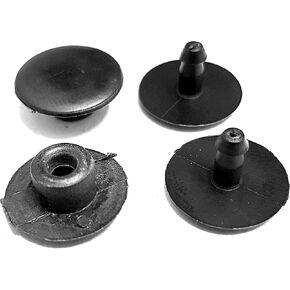 Replacement Rivets for Croc Black Set of 4