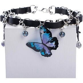 Fashion Stylish Leather Necklace Chokers- Daily Wear Necklace,Handmade Leather Production,Adjustable Pin Buckle,Comfortable and Stylish,Showcase Unique Taste, Perfect for Party Pairing