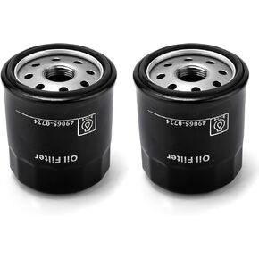 49065-0724 Oil Filter Replacement for Kawasaki 49065-7010,Compatible with Kawasaki FH381V, FH430V, FH480V, FH541V, FH580V, FH601D, FH601V, FH641V, FH680D, FH680V, FH721D, FH721V (2 pack)