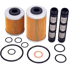 75038046110 Oil Filter Service Repair Kit Compatible with 690 duke/R/Enduro/R/SMC/R/701 Enduro/Supermoto/Svartpilen/Vitpilen 2016 2017 2018 2019 2020 2021 2022 2023 kn155 kn651