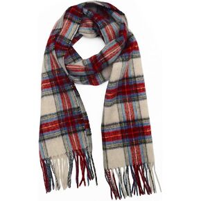 Scarf for Women, Cashmere Plaid Scarf Winter Scarves for Women and Men, Red Warm Scarf for Winter