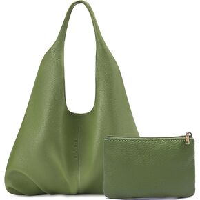 NIUEIMEE ZHOU Slouchy Hobo Bags for Women Retro Vegan Leather Shoulder Handbags with Coin Purse in Saudi Arabia
