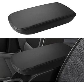INTGET Center Console Cover for 2024 2025 Chevy Trax Leather Armrest Cover Middle Arm Rest Cover Central Console Lid Protector for 2024 2025 Chevrolet Trax Accessories