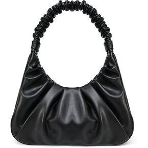 PS PETITE SIMONE Shoulder Handbag for Women Fashion Ruched Shoulder Hand Purse Sofii Clutch Hobo Bag Trendy Purse for Lady