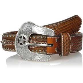 Nocona Belt Co. Men's Pro Star Buckle, Tan, 36